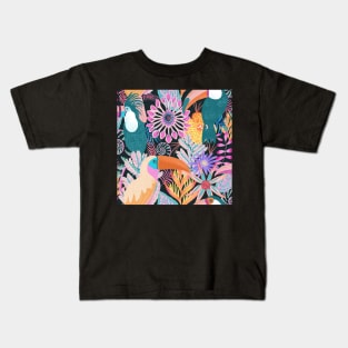 Tropical toucans Kids T-Shirt